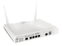Draytek Vigor 2862n - Routeur sans fil - modem ADSL - commutateur 4 ports - GigE - ports WAN : 2 - 802.11b/g/n - 2,4 Ghz VIGOR2862N
