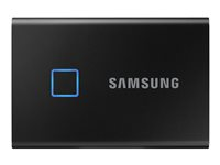 Samsung T7 Touch MU-PC1T0K - SSD - chiffré - 1 To - externe (portable) - USB 3.2 Gen 2 (USB-C connecteur) - AES 256 bits - noir MU-PC1T0K/WW