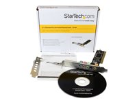 StarTech.com Carte son PCI 5 canaux - Carte audio PCI pour son surround - 1x PCI (M), 5x 3.5mm Mini Jack (F), 3x MPC2 (M) - Carte son - 16 bits - 48 kHz - 5.1 - PCI - CMI-8738 LX PCISOUND5CH2