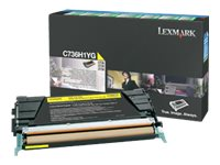 Lexmark - À rendement élevé - jaune - original - cartouche de toner LRP - pour Lexmark CS736dn, CS748de 24B5806