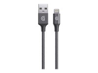 Griffin Premium - Câble Lightning - USB mâle pour Lightning mâle - 1.5 m - gris sidéral GC43432