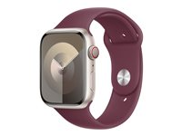 Apple - Bracelet pour montre intelligente - 45 mm - M/L (s'adapte aux poignets de 160 - 210 mm) - mûre blanche MT403ZM/A