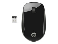 HP Z4000 - Souris - droitiers et gauchers - optique - 3 boutons - sans fil - 2.4 GHz - récepteur sans fil USB - noir - pour Pavilion 24, 27, 590, 595, TP01 H5N61AA#ABB