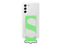 Samsung EF-GG990 - Coque de protection pour téléphone portable - silicone - blanc - pour Galaxy S21 FE 5G EF-GG990TWEGWW