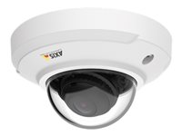 AXIS M3044-WV - Caméra de surveillance réseau - dôme - antipoussière / à l'épreuve du vandalisme - couleur (Jour et nuit) - 1 MP - 1280 x 720 - 720p - montage M12 - iris fixe - Focale fixe - sans fil - Wi-Fi - LAN 10/100 - MPEG-4, MJPEG, H.264, AVC 0803-002