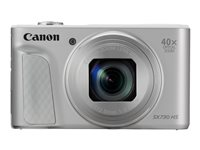 Canon PowerShot SX730 HS - Travel Kit - appareil photo numérique - compact - 20.3 MP - 1080p / 60 pi/s - 40x zoom optique - Wi-Fi, NFC, Bluetooth - argent 1792C014