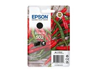 Epson 503 - 4.6 ml - noir - original - blister - cartouche d'encre - pour EPL 5200; RIP Station 5200; WorkForce WF-2960 C13T09Q14010