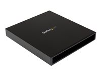 StarTech.com Boîtier USB 3.0 externe pour lecteur Blu-ray / DVD SATA slim - Boîtier pour lecteur optique en aluminium - Boitier externe - SATA 3Gb/s - USB 3.0 - noir SLSODDU33B