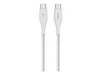 Belkin BOOST CHARGE - Câble USB - 24 pin USB-C (M) pour 24 pin USB-C (M) - 1.2 m - blanc F8J241BT04-WHT