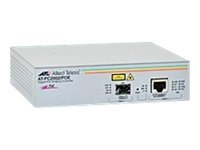 Allied Telesis AT PC2002/POE - Convertisseur de média à fibre optique - GigE - 10Base-T, 100Base-TX, 1000Base-T - RJ-45 / SFP (mini-GBIC) AT-PC2002POE-50