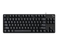 Logitech G413 TKL SE - Clavier - rétro-éclairé - USB - AZERTY - Français - commutateur : Tactile - noir 920-010444