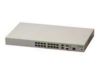 Allied Telesis CentreCOM FS980M/18PS - Commutateur - C3 - Géré - 16 x 10/100 + 2 x SFP Gigabit combo (liaison montante) + 2 x combiné 1000Base-T - Montable sur rack - PoE+ (250 W) AT-FS980M/18PS-50