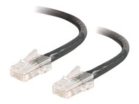 C2G Câble de raccordement réseau Cat5e non amorcé non blindé (UTP) - Cordon de raccordement - RJ-45 (M) pour RJ-45 (M) - 10 m - UTP - CAT 5e - bloqué, uniboot - noir 83047