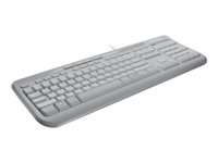 Microsoft Wired Keyboard 600 - Clavier - USB - français - blanc ANB-00027
