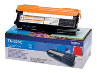 Brother TN328C - Cyan - originale - cartouche de toner - pour HL-4570CDW, 4570CDWT TN328C