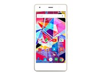 Archos Diamond S - Smartphone - double SIM - 4G LTE - 16 Go - microSDXC slot - GSM - 5" - 1280 x 720 pixels (267 ppi) - Super AMOLED - RAM 2 Go - 16 MP (caméra avant de 8 mégapixels) - Android - blanc 503167