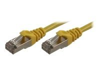 MCL Samar - Cordon de raccordement - RJ-45 (M) pour RJ-45 (M) - 7 m - paire torsadée écrantée (F/UTP) - CAT 6 - moulé, sans crochet, bloqué - jaune FCC6BM-7M/J