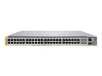 Allied Telesis AT X510DP-52GTX - Commutateur - C2+ - Géré - 48 x 10/100/1000 + 2 x 10 Gigabit Ethernet / 1 Gigabit Ethernet SFP+ + 2 x 10 Gigabit SFP+ - Montable sur rack AT-X510DP-52GTX