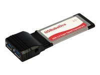USRobotics USR808401 - Adaptateur USB - ExpressCard - USB 3.0 x 2 USR808401