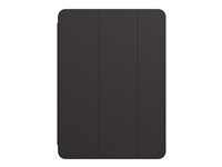 Apple Smart Folio - Protection à rabat pour tablette - polyuréthane - noir - 11" - pour 11-inch iPad Pro (1ère génération, 2e génération) MXT42ZM/A