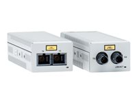 Allied Telesis AT DMC100/ST - Convertisseur de média à fibre optique - 100Mb LAN - 100Base-FX, 100Base-TX - RJ-45 / ST multi-mode - jusqu'à 2 km - 1310 nm AT-DMC100/ST-50