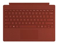 Microsoft Surface Pro Signature Type Cover - Clavier - avec trackpad - rétroéclairé - Anglais - rouge coquelicot - commercial - pour Surface Pro 7 FFQ-00103