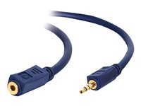 C2G Velocity - Rallonge de câble audio - mini-phone stereo 3.5 mm mâle pour mini-phone stereo 3.5 mm femelle - 3 m - blindé 80286