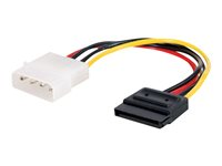 C2G Serial ATA (SATA) Power Adapter Cable - Adaptateur secteur - alimentation interne 4 plots (M) pour alimentation SATA (M) - 15 cm - multicolore 81853