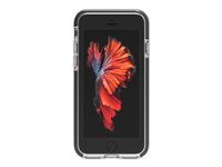 Gear4 Picadilly - Coque de protection pour téléphone portable - polycarbonate, D3O, polyuréthanne thermoplastique (TPU) - noir, clair - pour Apple iPhone 6, 6s, 7, 8 27548