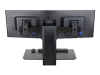 Ergotron Dual Monitor Tilt Pivot Kit - Kit de montage (2 pivots, 2 serre-câbles, vis) - pour 2 moniteurs - noir 98-062-200