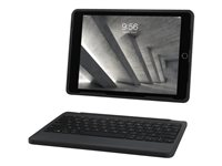 ZAGG Rugged Book - Clavier et étui - rétroéclairé - Bluetooth - Français - noir clavier, noir étui - pour Apple 9.7-inch iPad (5ème génération, 6ème génération) 103101767