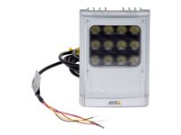 AXIS T90D25 AC/DC W-LED Illuminator - Illuminateur infrarouge - montable au plafond, montable sur poteau, montable sur mur - usage interne, extérieur - blanc, argent - pour AXIS D3110, M5075-G, P1455-LE, P1455-LE-3, Q1656, Q1656-B, Q1715, V5938 50 01215-001