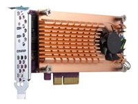 QNAP QM2-2P-384 - Contrôleur de stockage - PCIe 3.0 - profil bas - PCIe 3.0 x8 - pour QNAP TS-1232, 1277, 253, 453, 473, 677, 832, 853, 877, 977, TVS-2472, 473, 673, 872, 873 QM2-2P-384
