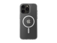 Belkin SheerForce - Coque de protection pour téléphone portable - magnétique - compatibilité avec MagSafe - clair - mince, léger - pour Apple iPhone 15 Pro Max MSA022BTCL