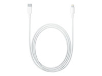 Apple USB-C to Lightning Cable - Câble Lightning - USB-C mâle pour Lightning mâle - 1 m - pour iPad/iPhone/iPod (Lightning) MX0K2ZM/A