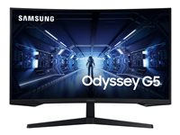Samsung Odyssey G5 C27G55TQBU - G55T Series - écran LED - incurvé - 27" - HDR LC27G55TQBUXEN