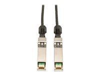 Tripp Lite 6M SFP+ 10Gbase-CU Twinax Passive Copper Cable Black 20ft 20' - Câble à attache directe - SFP+ (M) pour SFP+ (M) - 6 m - twinaxial - noir N280-06M-BK