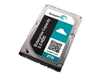 Seagate Exos 7E2000 ST2000NX0353 - Disque dur - chiffré - 2 To - interne - 2.5" SFF - SAS 12Gb/s - NL - 7200 tours/min - mémoire tampon : 128 Mo - FIPS 140-2 Level 2 - Self-Encrypting Drive (SED) ST2000NX0353