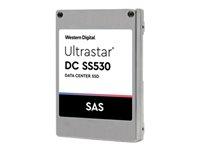 WD Ultrastar DC SS530 WUSTR1576ASS200 - Disque SSD - 7.68 To - interne (de bureau) - 2.5" SFF (dans un support de 2,5") - SAS 12Gb/s 0B40374