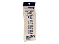 Brother ID1212 - 12 x 12 mm 12 étiquette(s) étiquettes d'identification - pour StampCreator PRO SC-2000, PRO SC-2000USB ID1212