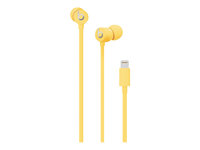 Beats urBeats3 - Écouteurs avec micro - intra-auriculaire - filaire - Lightning - isolation acoustique - jaune - pour iPad/iPhone/iPod (Lightning) MUHU2ZM/A