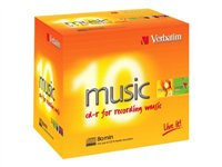 Verbatim Live It! - 10 x CD-R (80 min) 16x - boîtier CD 43365