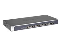 NETGEAR Plus XS716E - Commutateur - Géré - 16 x 10GBase-T + 1 x 10 Gigabit SFP+ partagés - de bureau, Montable sur rack XS716E-100NES