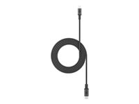 mophie - Câble Lightning - 24 pin USB-C mâle pour Lightning mâle - 1.8 m - noir 409903200