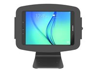 Compulocks Galaxy Tab A 10.1" (2019) Support de comptoir 360 pivotant et inclinable avec boîtier Space noir. - Kit de montage (support, enceinte) - pour tablette - verrouillable - aluminium de haute qualité - noir - Taille d'écran : 10.1" - dessus de comptoir - pour Samsung Galaxy Tab A (2019) (10.1 ") 303B1910GASB