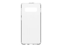 OtterBox Clearly Protected Skin - Coque de protection pour téléphone portable - polyuréthanne thermoplastique (TPU) - clair - pour Samsung Galaxy S10+ 77-61499