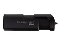 Kingston DataTraveler 104 - Clé USB - 32 Go - USB 2.0 - noir DT104/32GB