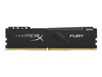 HyperX FURY - DDR4 - kit - 16 Go: 4 x 4 Go - DIMM 288 broches - 2666 MHz / PC4-21300 - CL16 - 1.2 V - mémoire sans tampon - non ECC - noir HX426C16FB3K4/16