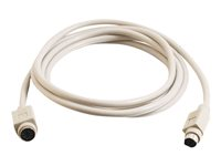 C2G - Rallonge de câble de clavier - PS/2 (F) pour PS/2 (M) - 2 m - moulé 81489
