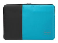 Targus Pulse Sleeve - Housse d'ordinateur portable - 12" - noir, bleu atoll TSS94602EU